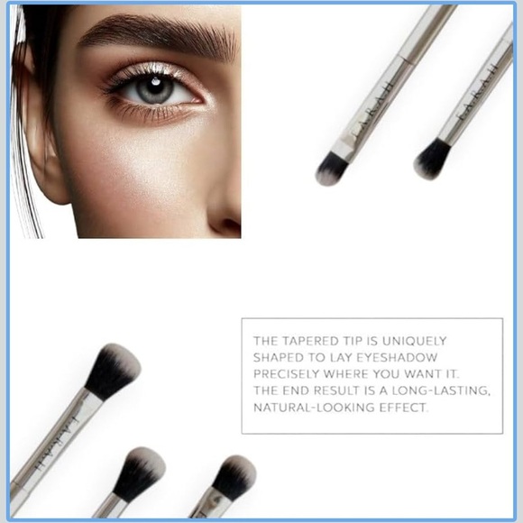 F.A.R.A.H Silver Makeup Eye Perfection Brush Set - Picture 6 of 9